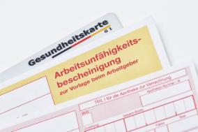 AU-Bescheinigung (Krankenschein) für den Arbeitgeber