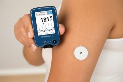 Blutzuckermessung ohne Stechen - mit FreeStyle Libre 2,  (c) Abott Blutzuckermessung ohne Stechen - mit FreeStyle Libre 2,  (c) Abott