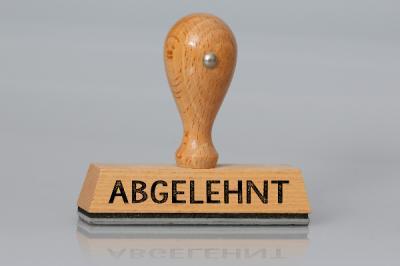 Ablehnung eines Antrags