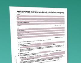 Arbeitsvetrag als Werkstudent