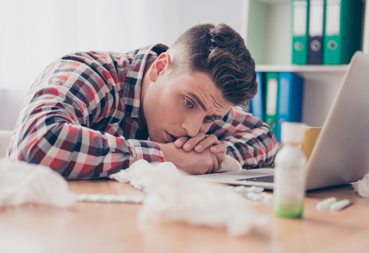 Krank auf Arbeit Krank auf Arbeit