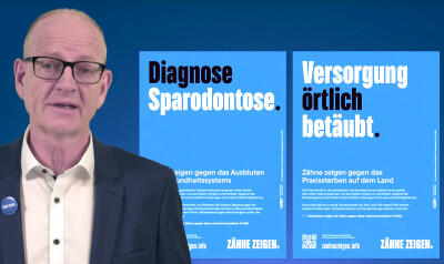 Martin Hendges (KZBV) ruft auf zum "Zähnezeigen" gegen Gesundheitspolitik   , 