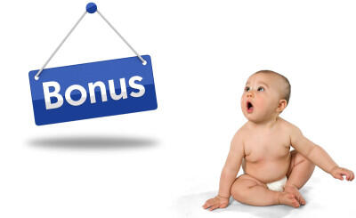 Babybonus von der Krankenkasse,  (c) Canva.com