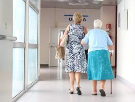 Senioren im Krankenhaus