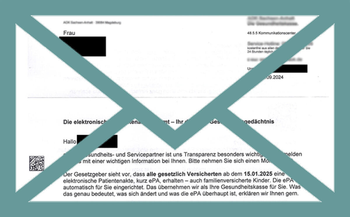 Infoschreiben zur Elektronischen Patientenakte (ePA)