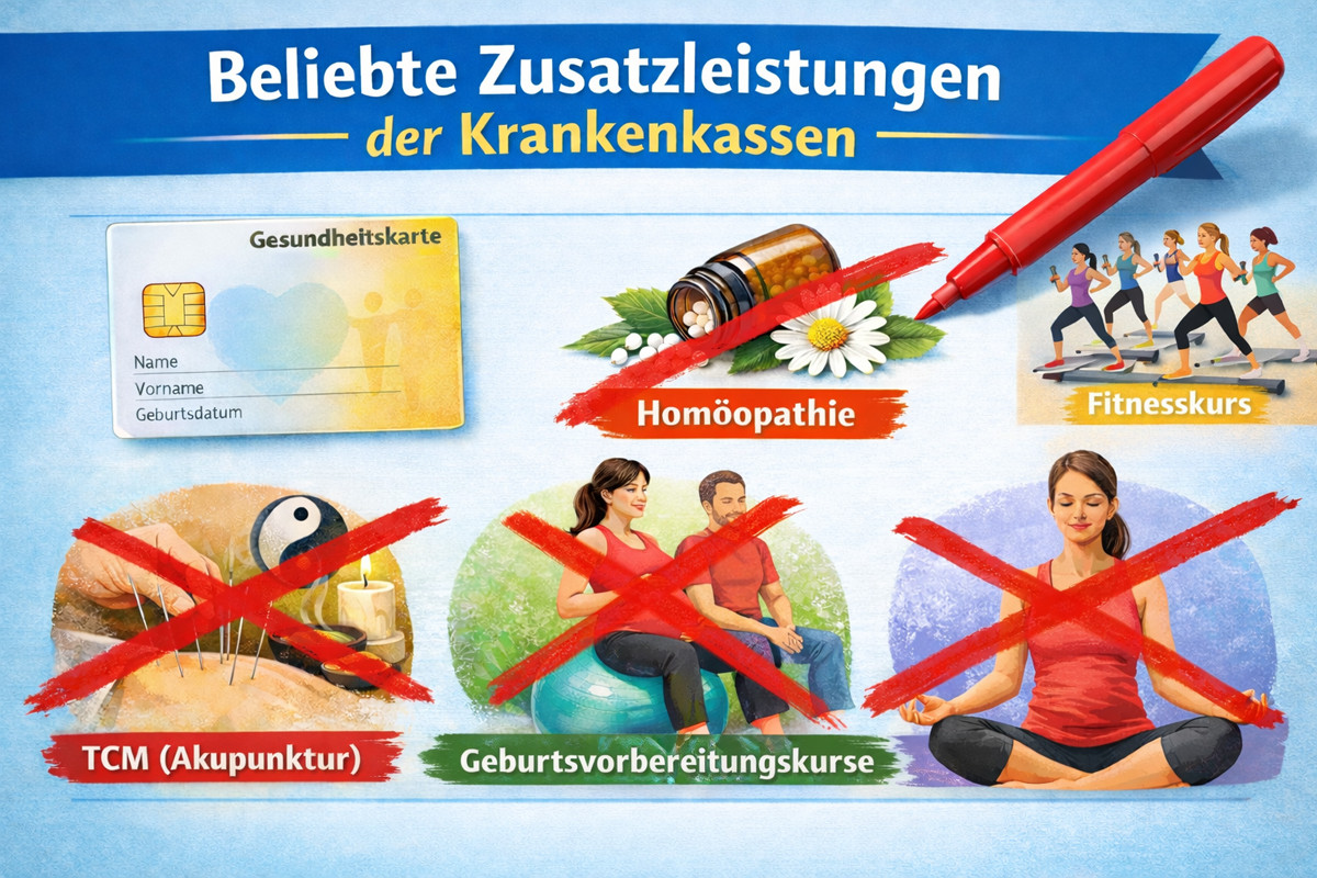 Werden Zusatzleistungen der Krankenkassen gestrichen? Werden Zusatzleistungen der Krankenkassen gestrichen?