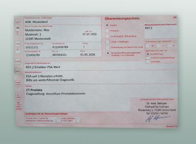 G&uuml;ltigkeit von &Uuml;berweisungen vom Haus- oder Facharzt