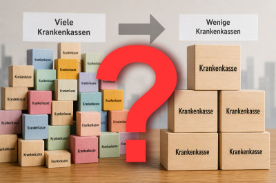 Nur noch 20 Krankenkassen? Das gef&auml;hrdet den Wettbewerb ,  generiert mit GPT 5.2
