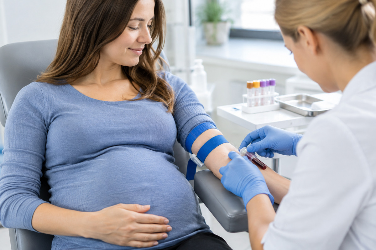 Bluttest der Pr&auml;nataldiagnostik 