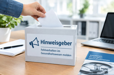 Versicherte als Hinweisgeber für Betrug und Unregelmäßigkeiten bei der Krankenkasse bzw im Gesundheitswesen , generiert mit GPT 5.6 Luna Versicherte als Hinweisgeber für Betrug und Unregelmäßigkeiten bei der Krankenkasse bzw im Gesundheitswesen , generiert mit GPT 5.6 Luna