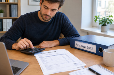 Die Abgaben zur Pflegeversicherung wirken sich auf das Nettoeinkommen aus, generiert mit GPT 5.6 Luna Die Abgaben zur Pflegeversicherung wirken sich auf das Nettoeinkommen aus, generiert mit GPT 5.6 Luna
