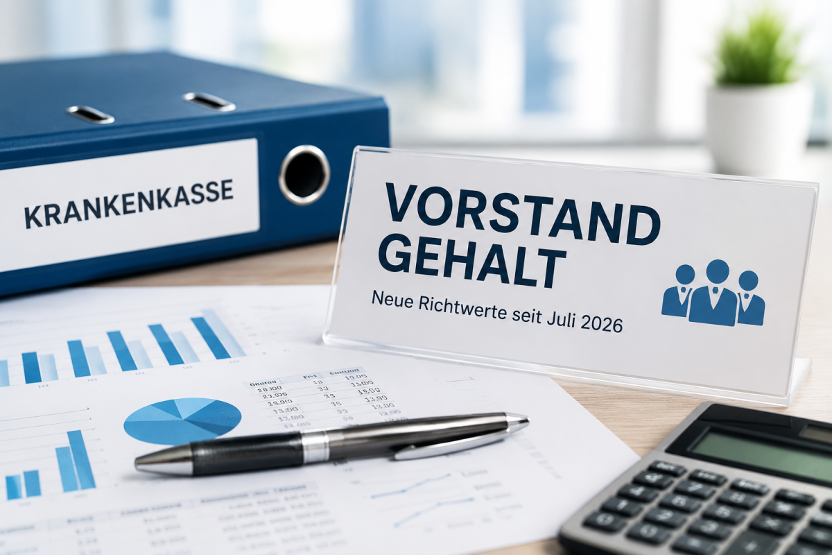Vorstandsgeh&auml;lter der Krankenkassen