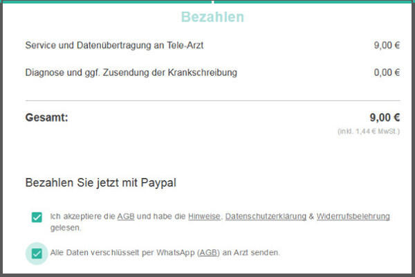 Dateneingabe bei au-schein.de