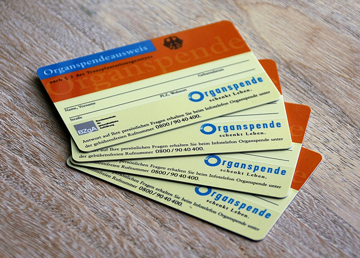 Organspendeausweis Organspendeausweis