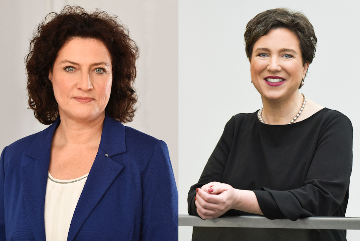 Dr. Carola Reimann (li.), Dr. Susanne Wagenmann (re.)