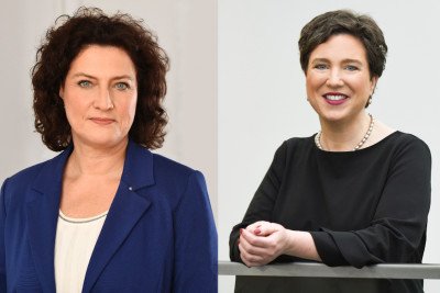 Dr. Carola Reimann (li.), Dr. Susanne Wagenmann (re.), AOK Bundesverband