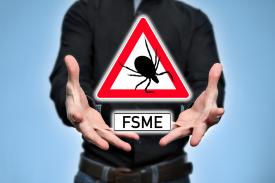 FSME wird durch Zeckenbisse übertragen