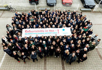 Hebammenprotest gegen Kürzungspläne der Ampel ,  (c) Deutscher Hebammenverband (DHV)