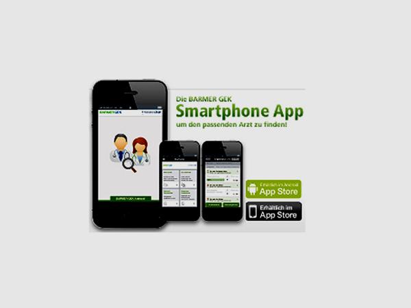 mobile Arztsuche mit der Barmer - App 