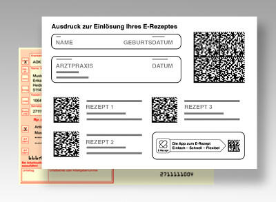 Elektronisches Rezept (eRezept) für Medikamente und Hilfsmittel,  BPI Bundesverband der Pharmazeutischen Industrie Foto: (c) Gematik Elektronisches Rezept (eRezept) für Medikamente und Hilfsmittel,  BPI Bundesverband der Pharmazeutischen Industrie Foto: (c) Gematik