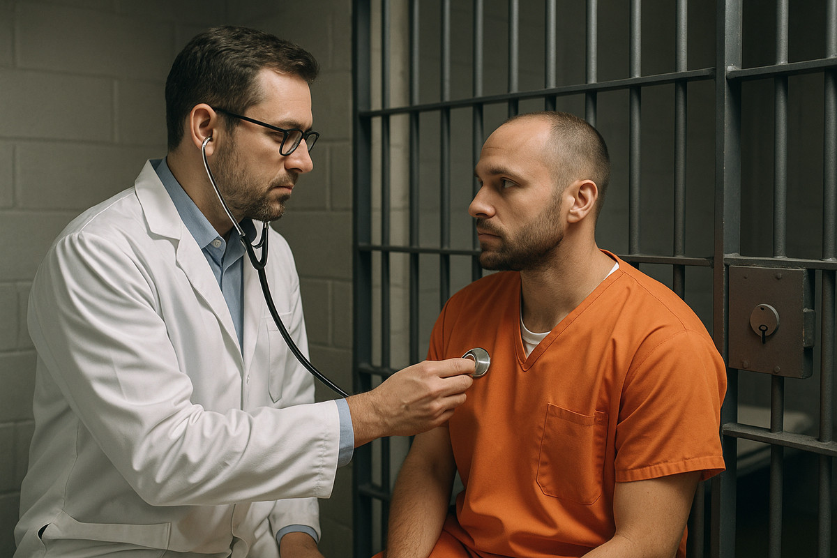 Medizinische Versorgung durch den Anstaltsarzt in der JVA 