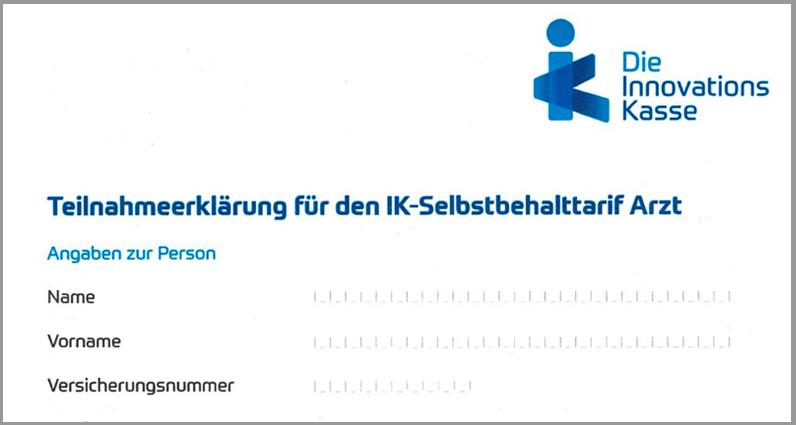 IK Selbsthalt Arzt 