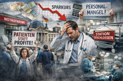Krankenhäuser stehen weiter unter hohem Reformdruck, generiert mit GPT 5-2 Krankenhäuser stehen weiter unter hohem Reformdruck, generiert mit GPT 5-2