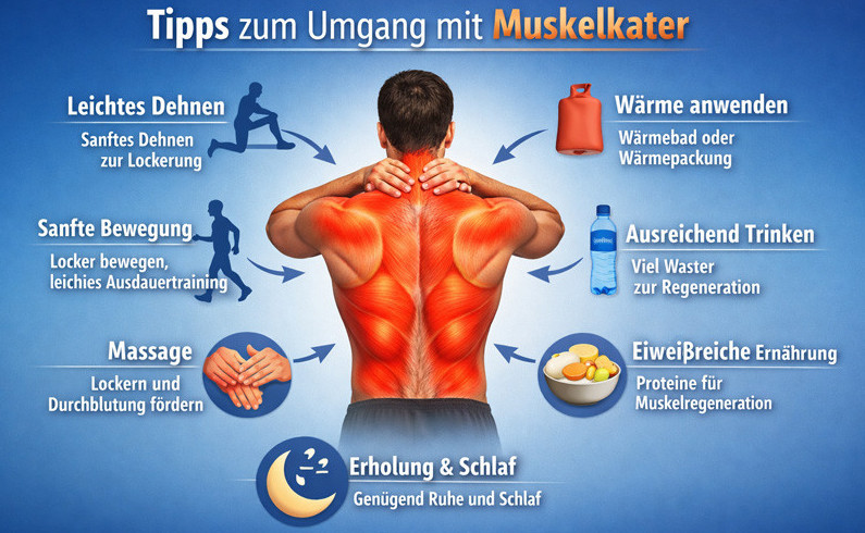 Was tun gegen Muskelkater ?