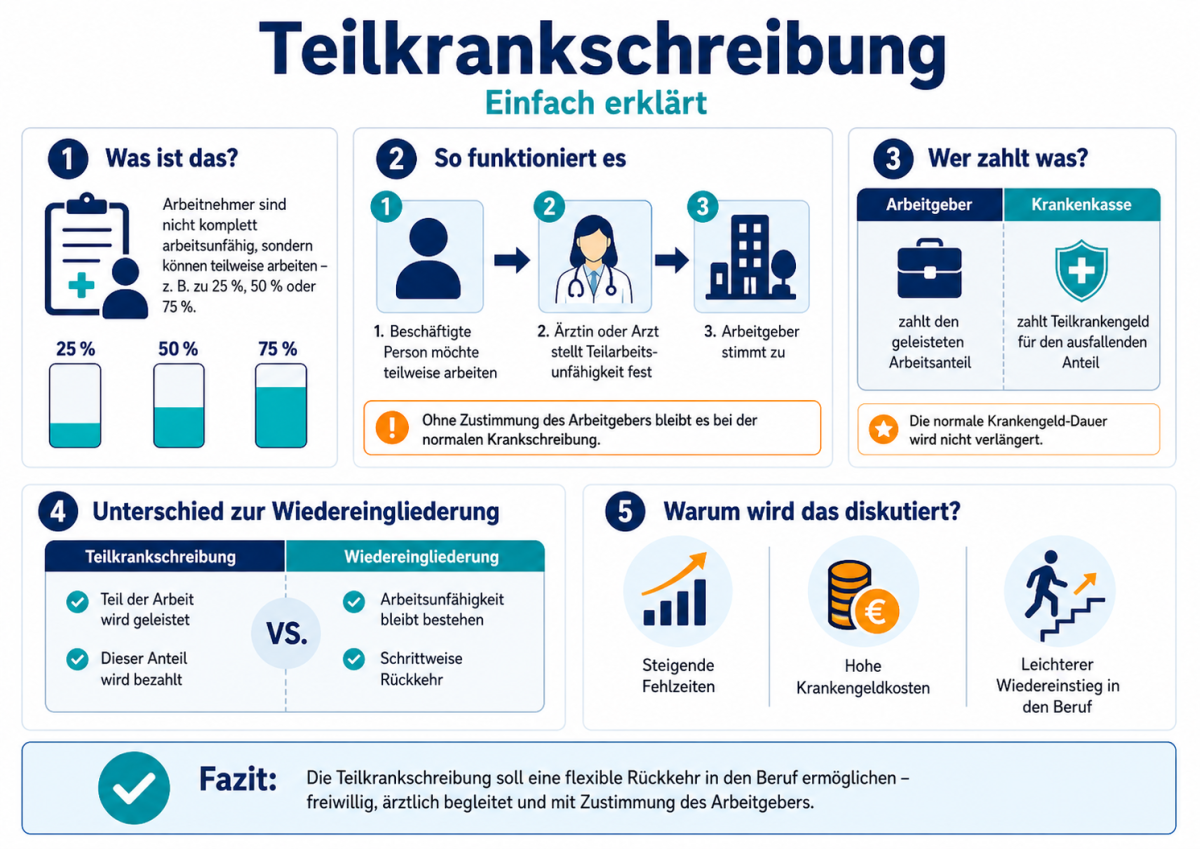 Bild zum Beitrag Teilkrankschreibung