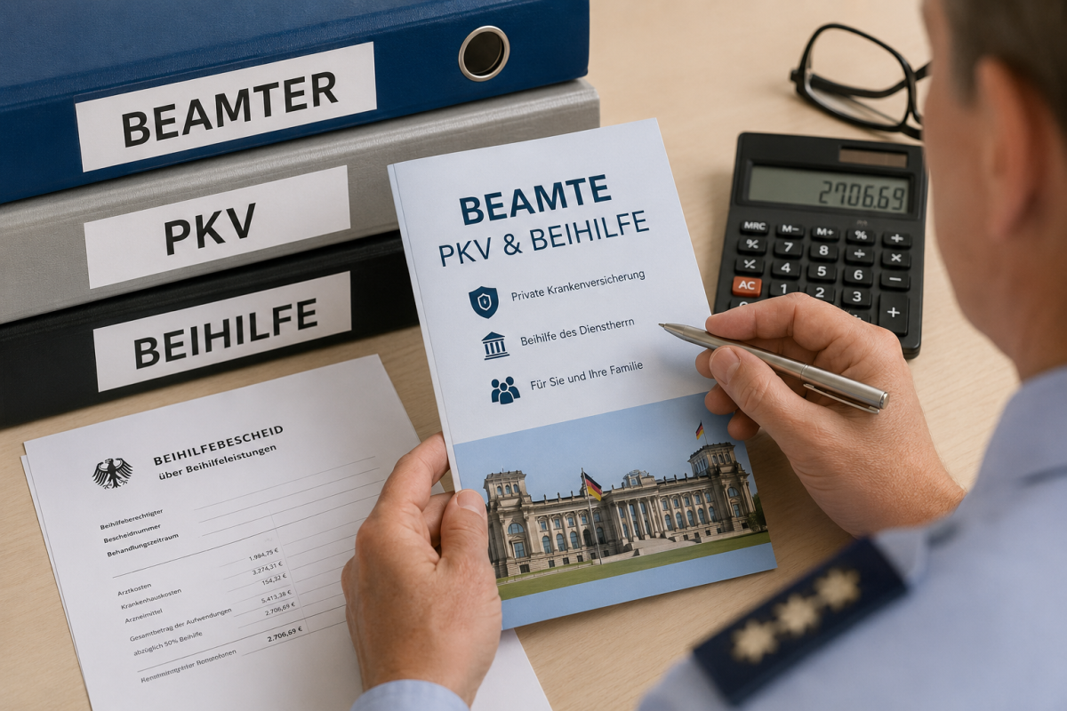 Beihilfe zur PKV f&uuml;r Beamte und deren Familien 
