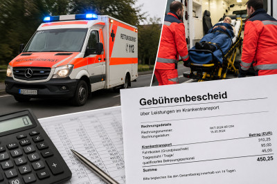 Vielen Versicherten drohen Kostenrechnungen f&uuml;r Krankentransporte ,  generiert mit GPT 5-2